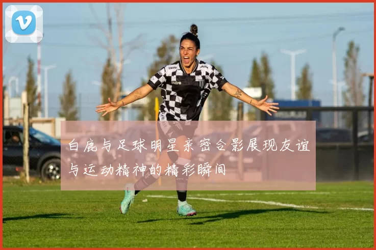 白鹿与足球明星亲密合影展现友谊与运动精神的精彩瞬间